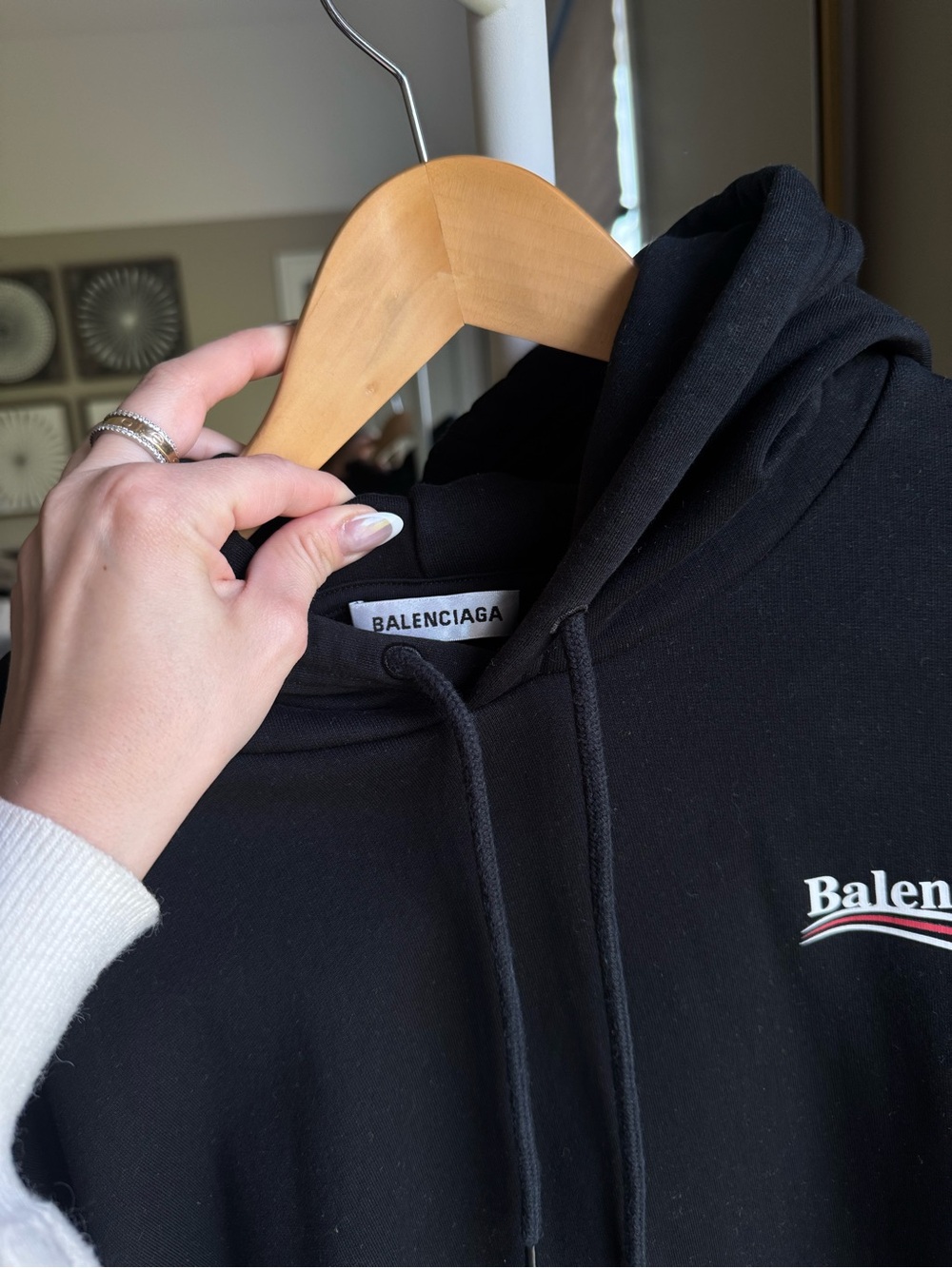 Balenciaga Political Campaign Hooded Sweatshirt - Picture 4 of 7